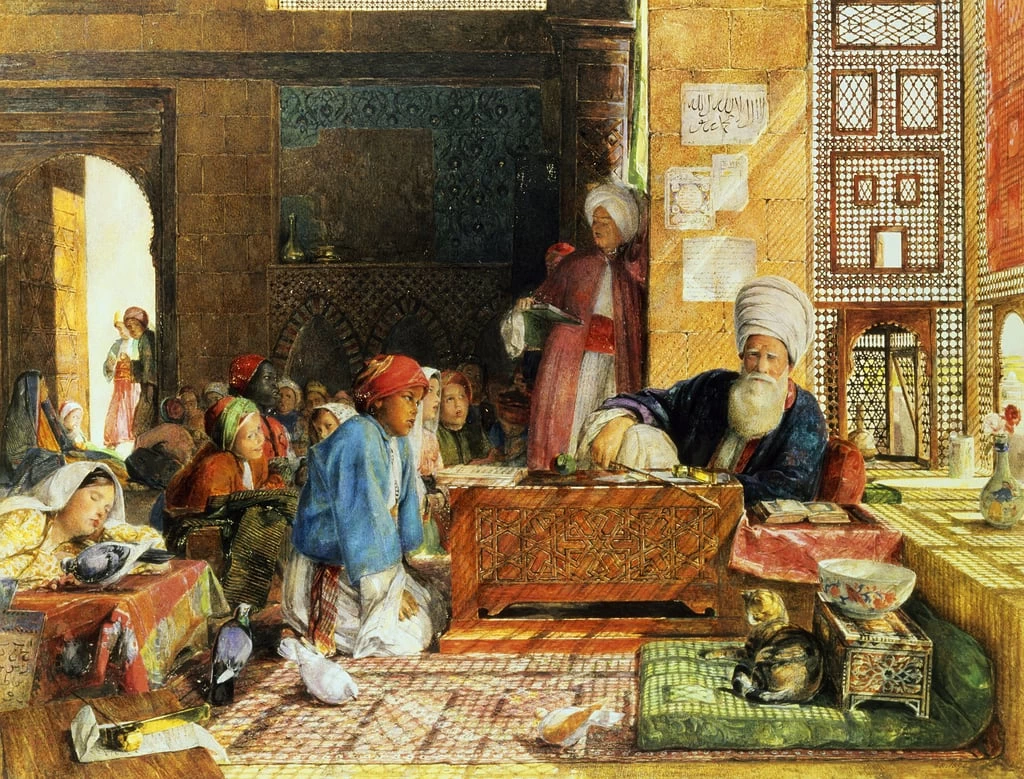 Interno di una scuola al Cairo, 1890 - Victoria & Albert Museum, London